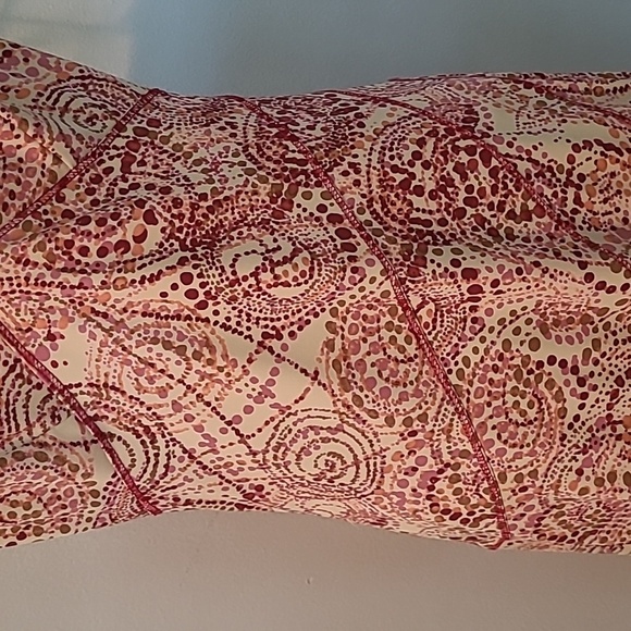 MIXIT Geometric Paisley Asymmetrical Midi Maxi Halter Dress Sz 8 Vintage Y2K - Picture 4 of 15
